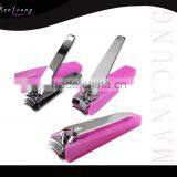 Hot sell plastic nail clipper lovely shaped kids nail clipper