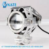 15W Led Motorcycle Parts Daylight U7 Led Headlight 12V