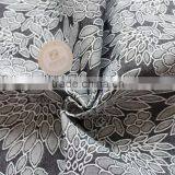 Flower Jacquard Jeans Elastic