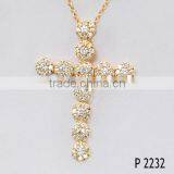 Fashion Hip Hop Religious Cross Necklace Pendant For Unisex thumbnail-4