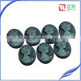 Wholesale New Design Flat Back Resin Cabochons Cameo Classic Resin Cameo thumbnail-2