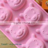 CTBED121 Silicone Soap Molds for Mp Soap Making Symphony 6 Piece In One Winnie Bear thumbnail-6