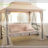 Luxury outdoor gazebo swing