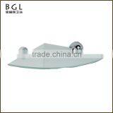 Hot Sale Bathroom Designs China Manufacture Zinc Alloy Chrome Plated Bathroom Accessories Wall Mounted Corner Commodity Shelf