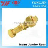 Golden Color Jumbo Rear Wheel Hub Bolt