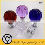 45 mm Brass Clear Crystal Glass Door Knobs