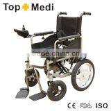 Topmedi TEW806A Cheap Foldable Handicapped Electric Power Wheelchair for Sale thumbnail-1