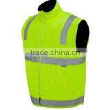 Hi-vis Waterproof Workwear Reflective Safety Jacket With Pockets and Zip
