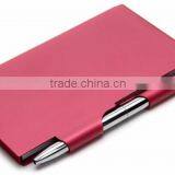 Aluminum Diary Card Holder, Id Card Holder With Pen, Id Card Holders for Christmas Gift thumbnail-5