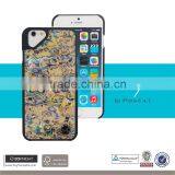 2016 New Arrive Wholesale Fashion Seashell PC Phone Case Unique Design Super Thin for IPhone 6 Plus Wood Case Cover