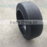 Press-on Solid Rubber Tire for Foklift High Quality Smooth Tread Tire 12 x 4 1/2 x 8 Inch thumbnail-5