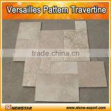 Tumbled French Pattern Turkish Travertine Tile thumbnail-1