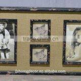 Photo Frame With Linen Accent thumbnail-1