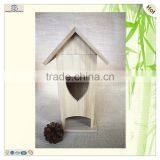 Heart Shape Carved Prefab Small Brid House Cage thumbnail-1
