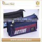 Fashion Fabric Pencil Bag Double Layer Canvas Pancil Case thumbnail-4