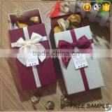 Rectangular Wedding Sweet Box With Decorative Bowknot thumbnail-5