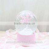 Custom Decorative Cherry Tree Snow Globe With Blowing Snow thumbnail-3