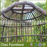 Latest Outdoor Patio Furniture Rattan Bird Cage Shape Haning Swing Chair thumbnail-3