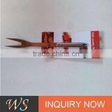 WSSKLG033 Customzing Metal Stainless Steel Bbq Fork With Hook Hole on End for Bbq Tool Set thumbnail-1