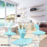 Resin Craft Lovely Dancing Girl Ballerina Statue thumbnail-1