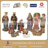 12 Inch Resin Religious Items Christmas Nativity Set thumbnail-6