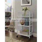Garage Bar Hotel Rolling Metal Serving Cart thumbnail-2