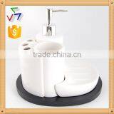 HOT Sale White Ceramic Bathroom Set,bathroom Accessories Set thumbnail-3