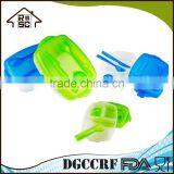 Take Away Plastic Lunch Box With Cutlery Set Sauce Cup thumbnail-4