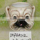 Lovely Ceramic Dog Flower Pot for Sale thumbnail-1