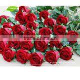 FLS08-1 GNW Cheap Artificial Flower Red Rose for Wedding Decoration Wedding Flower Making thumbnail-1