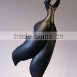 Bronze Yoga Pose Fat Lady Abstract Sculpture Funny Statues for Sale thumbnail-1