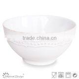 Ceramic White Cheap Hotel Used Rice Bowl thumbnail-4