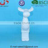 Christmas Decorations White Ceramic Deer for Table Decorations thumbnail-3