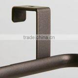 Over the Cabinet Kitchen Metal Storage Holder for Plastic and Garbage Bags - Black thumbnail-4