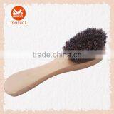 Wood Handle Horse Hair Shoe Cleaning Polishing Brush