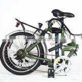 20 Inch Aluminum Frame Fast Lithium Battery Powered Electric Folding Bike thumbnail-4