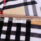 2016 Hot Selling Printed Striped Plaid Flannel Fleece Throw Blanket Made in China thumbnail-5