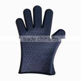 Silicone Oven Glove With Fingers , Microwave Oven Silicone Gloves , Silcone Bbq Glove thumbnail-3