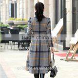 2017 Wool Long Knee Length Women Overcoat Winter Coat Long Winter Coats For Women thumbnail-3