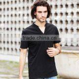 2016 Fashion Style Buttonless Free Sample Low Price High Quality Polo Shirt thumbnail-2