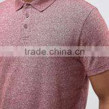 Cheapest Custom Embroidery Chest Logo Short Sleeve Button Placket Red Men's 100% Cotton Marl Jersey 200g Blank Casual Polo Shirt thumbnail-3