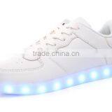 Jinjiang Led Light Usb Charge Shoes Rainbow Flashing Sneakers in Stock thumbnail-4