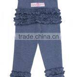 2017 New Arrival Custom Children's Clothing Cotton Clothes Wholesale Icing Pants Boutique Ruffle Baby Girl Pants thumbnail-2