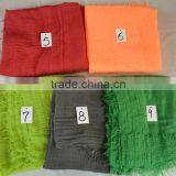 2016 Hot Stylish Lady Square Short Tassel Fringes Soft TR Cotton Scarf thumbnail-2