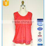 New Fashion Tank Top Cotton Blouse Designs For Women Summer 2016 thumbnail-1