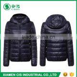 Morden Fashion Apparel Winter Red Hooded Puffer Jacket for Women thumbnail-6