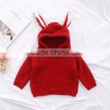 0-3 Years 2017 New Wholesale Autumn Cotton Knitted Full Sleeves Baby Boys Girls Hooded Sweaters (pick Size ) thumbnail-4