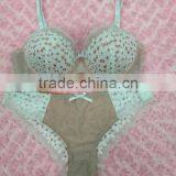 Europe Lady Sexy Gathered Lingerie Bra Sets Lace Bandage Bra Sets thumbnail-1