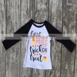 Factory Price Sale Lovers Designing Factory Price Sale Lovers Designing Boy's Halloween Letter Printed T-shirts thumbnail-1