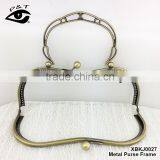 Silver High Quality Antique M Shape Purse Frame Metal Purse Frame With Handle thumbnail-3